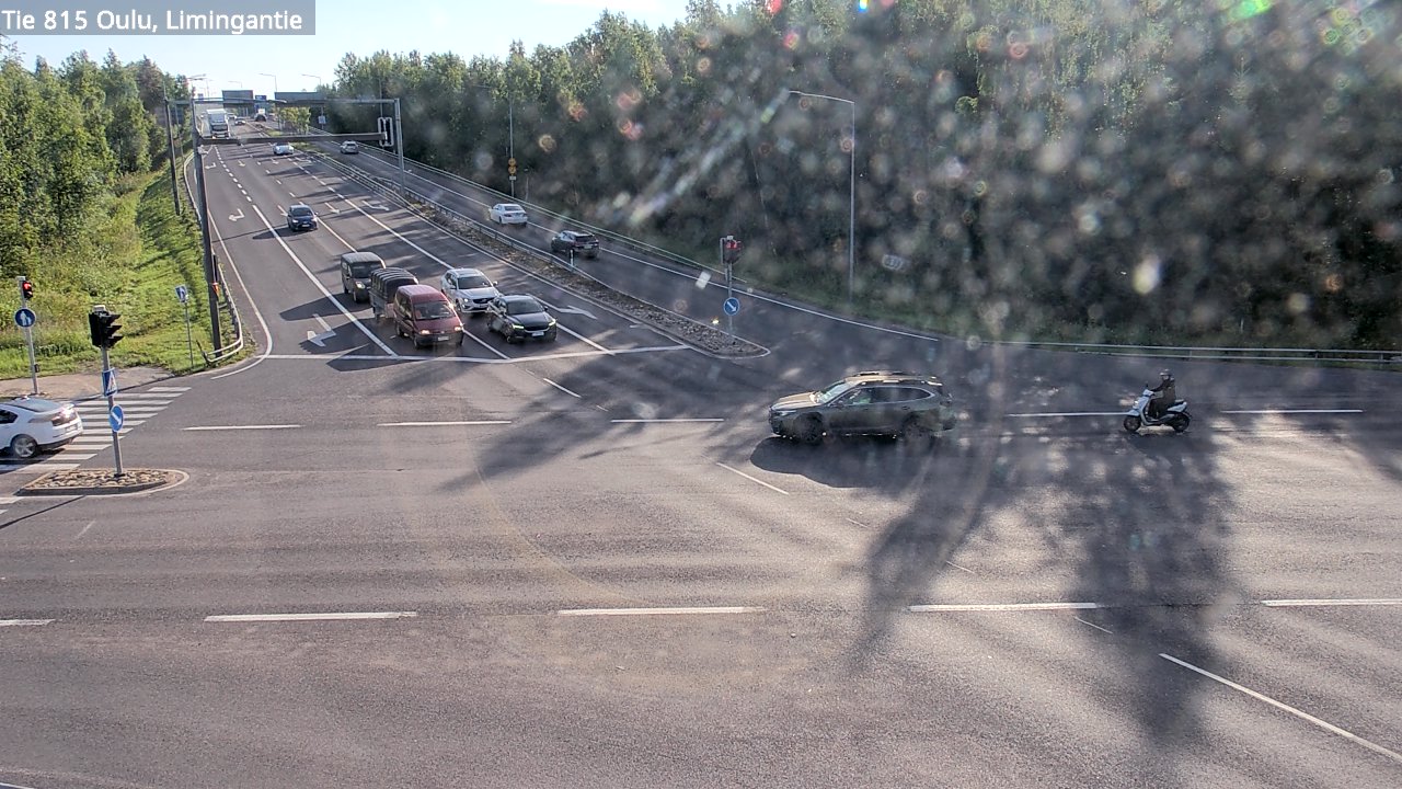Weather Camera Image Väg 815 Oleåborg, Limingantie, Oulu, Pohjois-Pohjanmaa