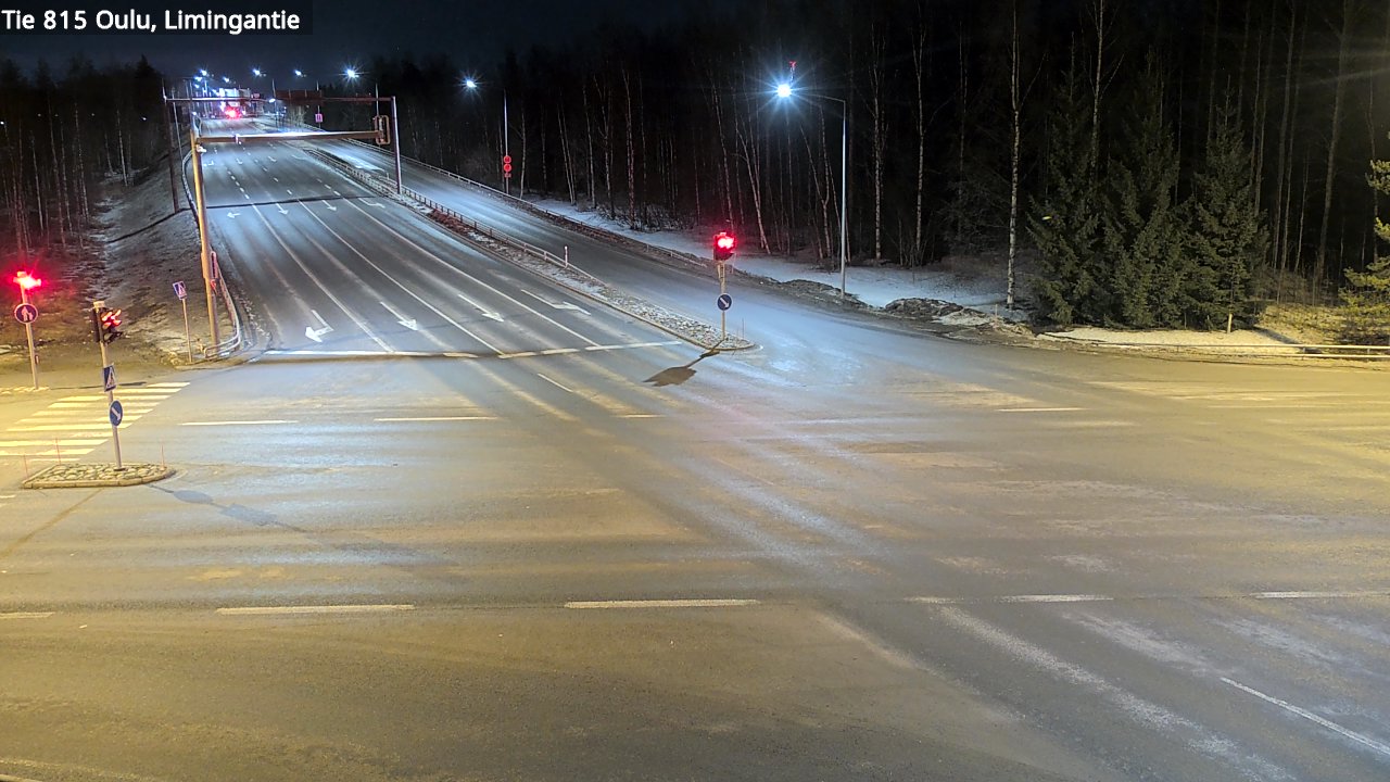 Weather Camera Image Väg 815 Oleåborg, Limingantie, Oulu, Pohjois-Pohjanmaa