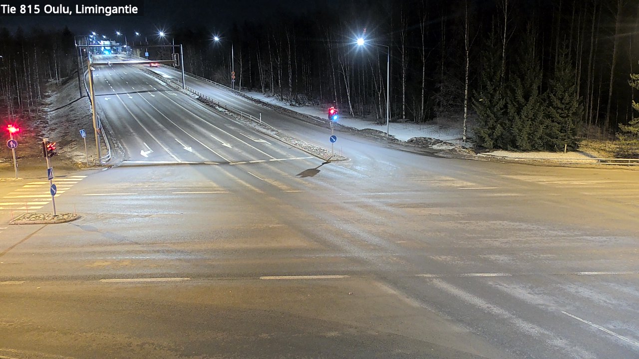 Weather Camera Image Väg 815 Oleåborg, Limingantie, Oulu, Pohjois-Pohjanmaa
