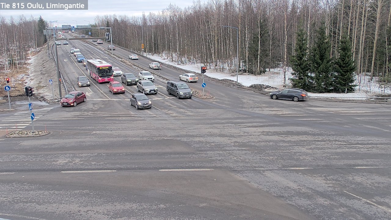 Weather Camera Image Väg 815 Oleåborg, Limingantie, Oulu, Pohjois-Pohjanmaa