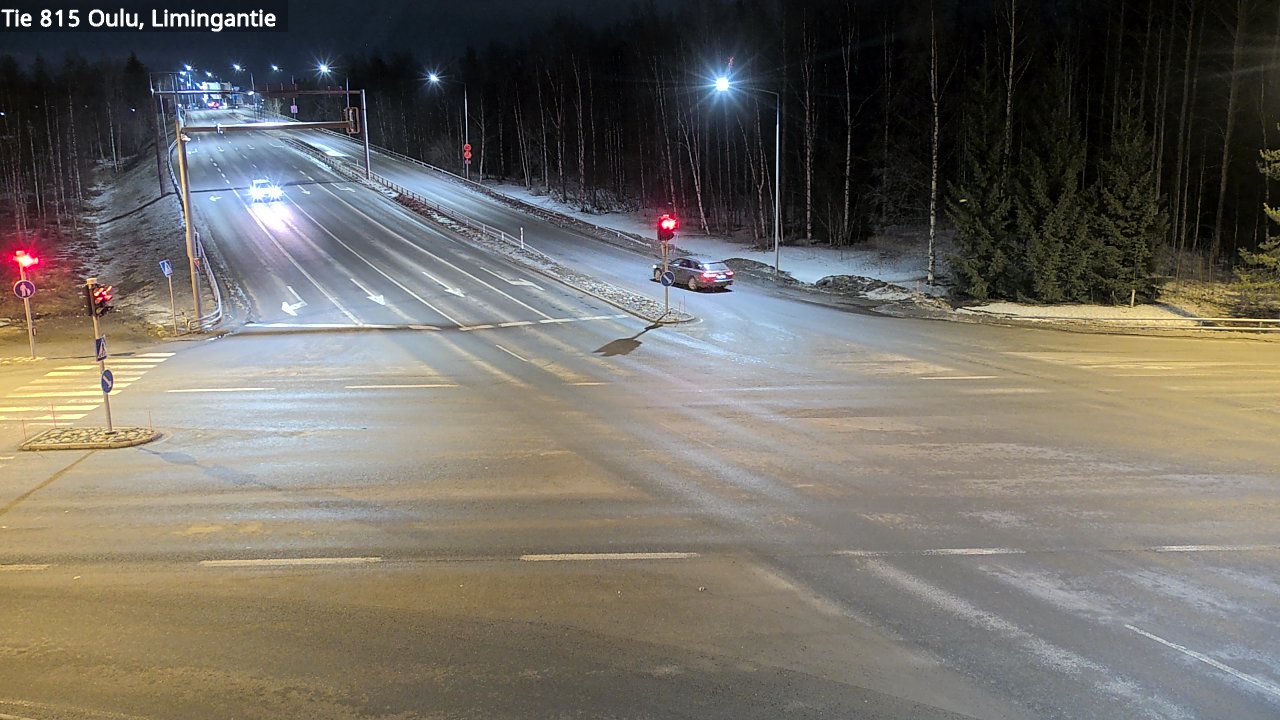 Weather Camera Image Väg 815 Oleåborg, Limingantie, Oulu, Pohjois-Pohjanmaa