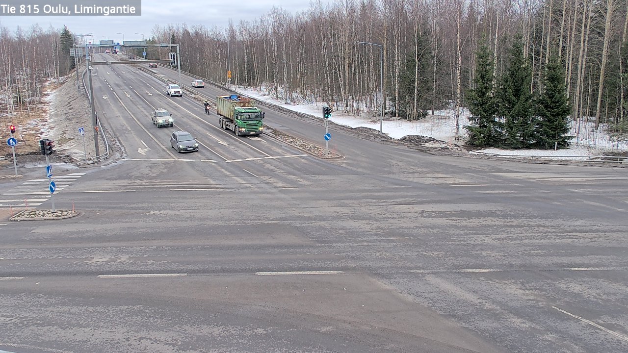 Weather Camera Image Väg 815 Oleåborg, Limingantie, Oulu, Pohjois-Pohjanmaa