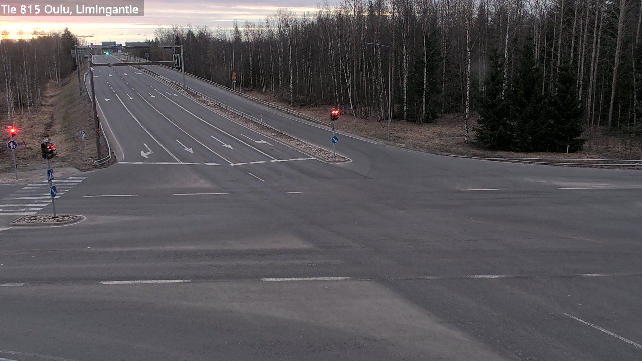 Weather Camera Image Road 815 Oulu, Limingantie, Oulu, Pohjois-Pohjanmaa