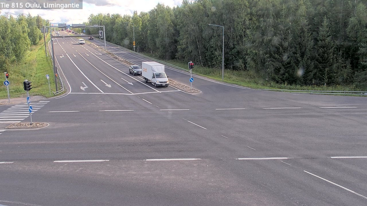 Weather Camera Image Väg 815 Oleåborg, Limingantie, Oulu, Pohjois-Pohjanmaa