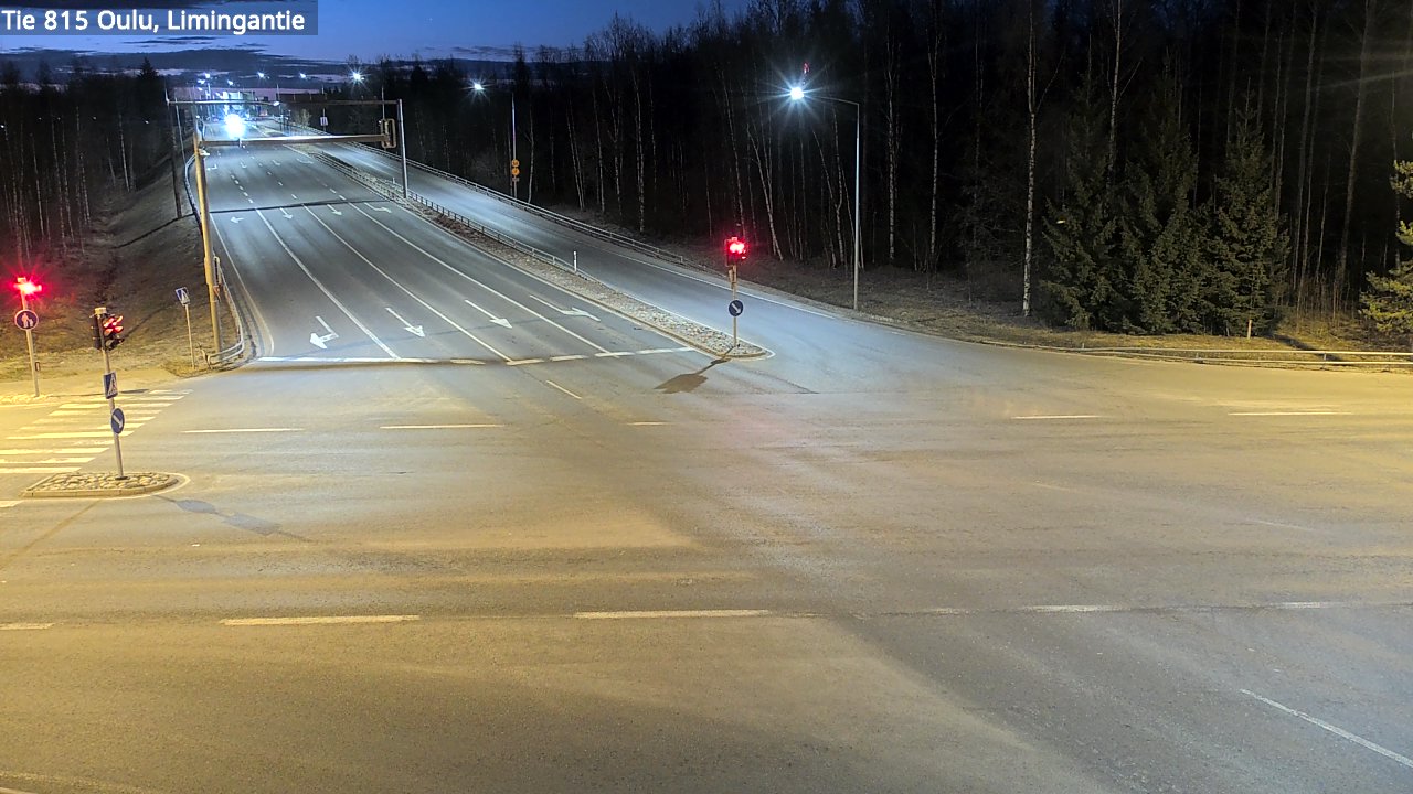 Weather Camera Image Road 815 Oulu, Limingantie, Oulu, Pohjois-Pohjanmaa