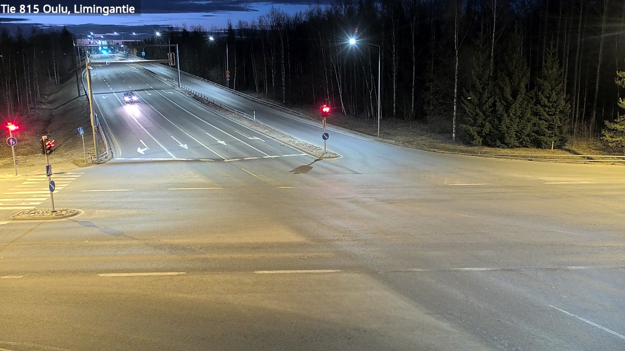 Weather Camera Image Road 815 Oulu, Limingantie, Oulu, Pohjois-Pohjanmaa