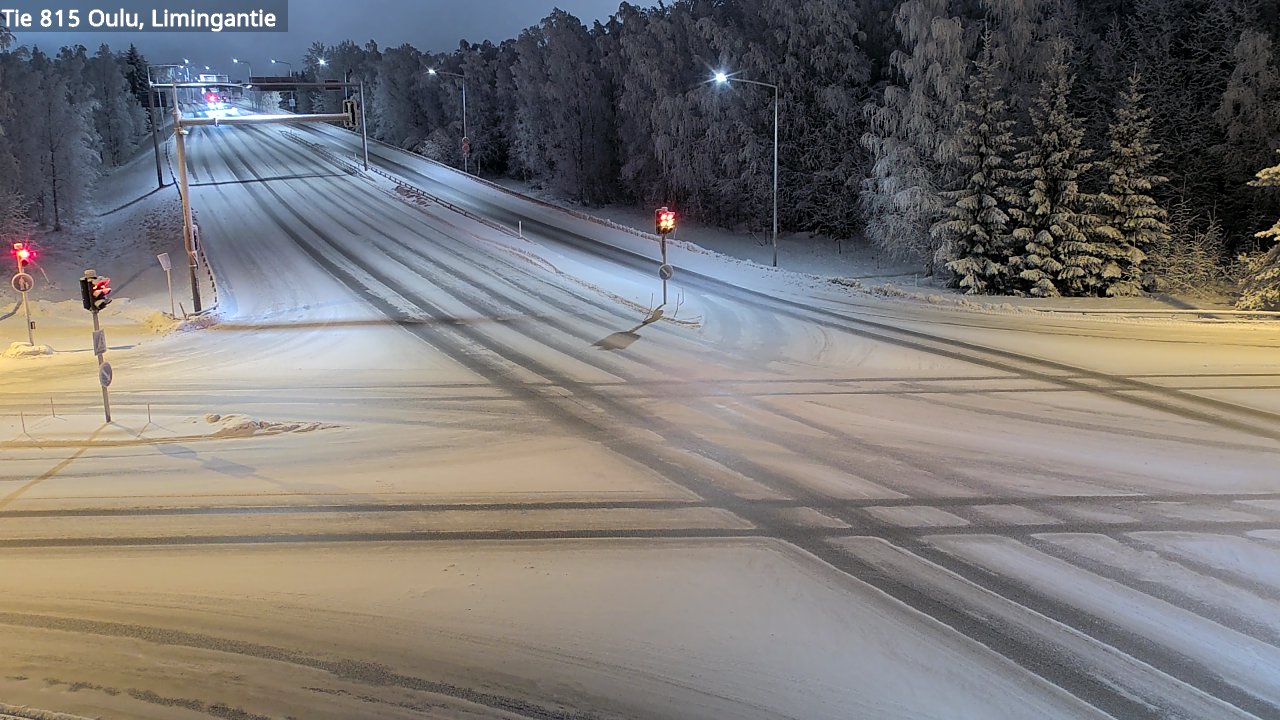 Weather Camera Image Väg 815 Oleåborg, Limingantie, Oulu, Pohjois-Pohjanmaa