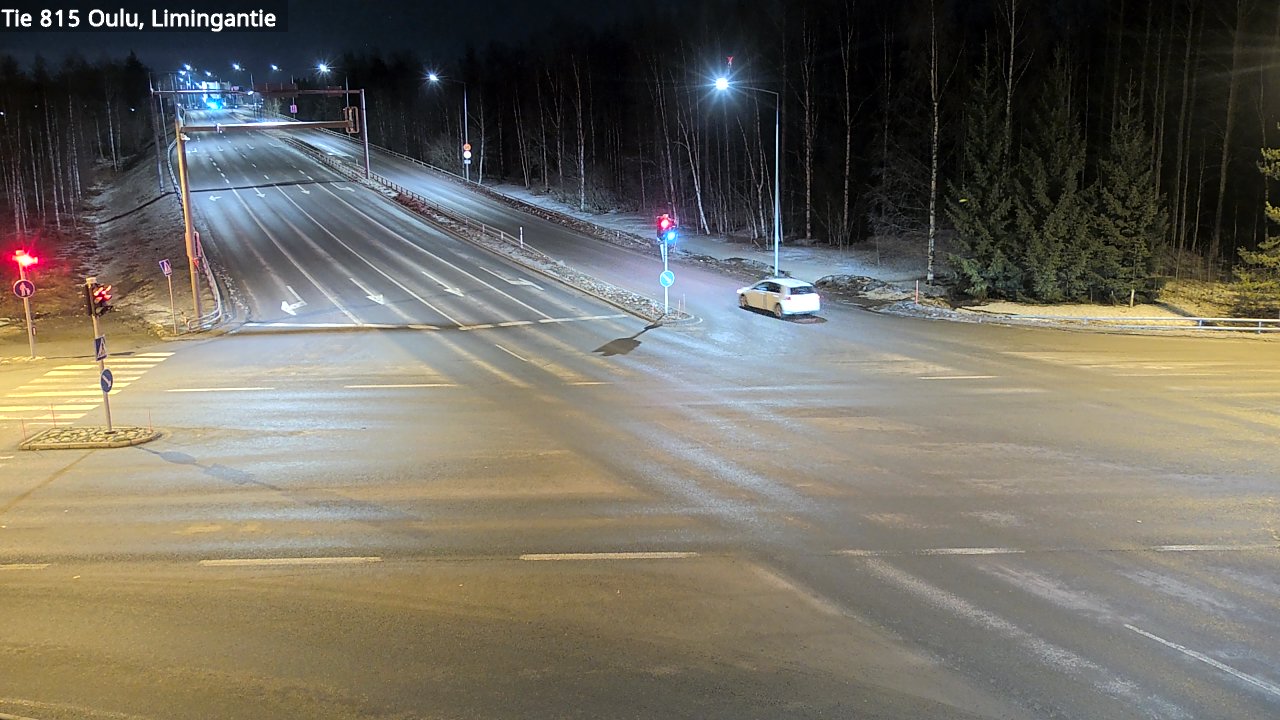 Weather Camera Image Väg 815 Oleåborg, Limingantie, Oulu, Pohjois-Pohjanmaa