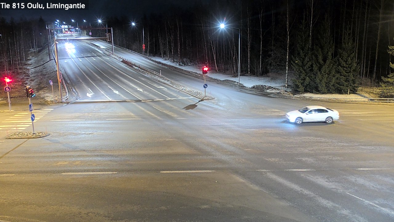 Weather Camera Image Väg 815 Oleåborg, Limingantie, Oulu, Pohjois-Pohjanmaa