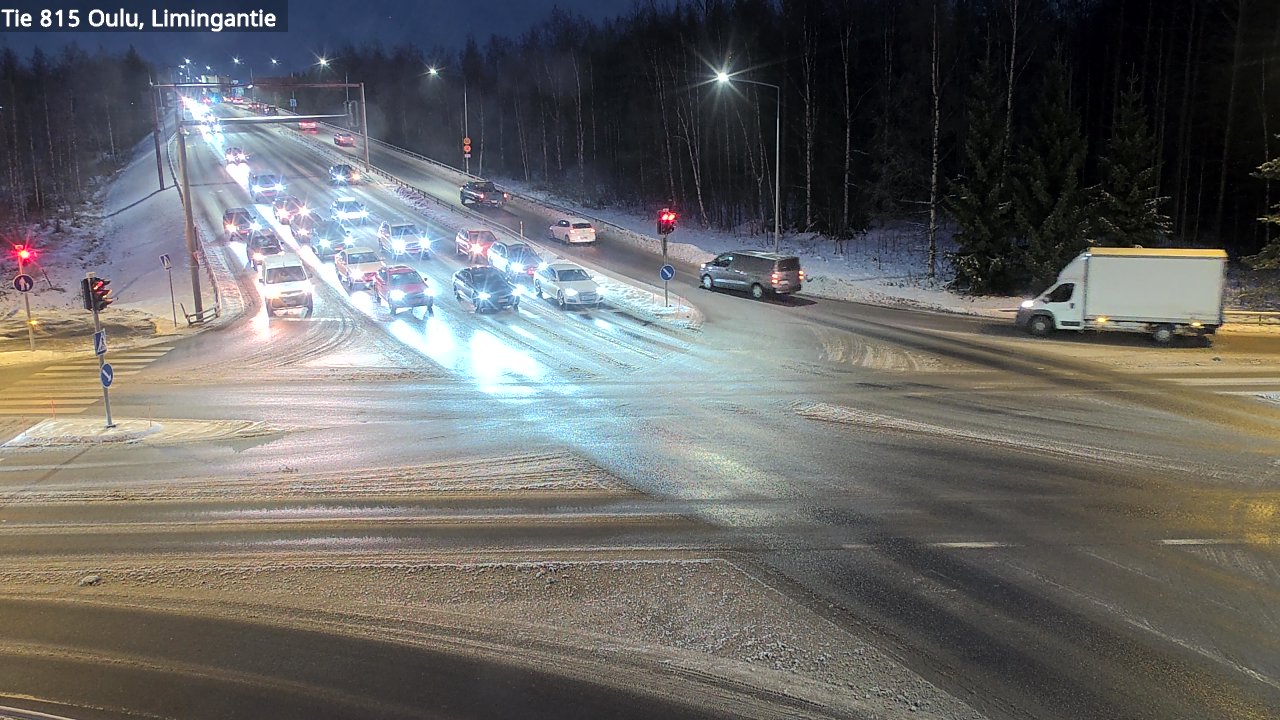 Weather Camera Image Väg 815 Oleåborg, Limingantie, Oulu, Pohjois-Pohjanmaa