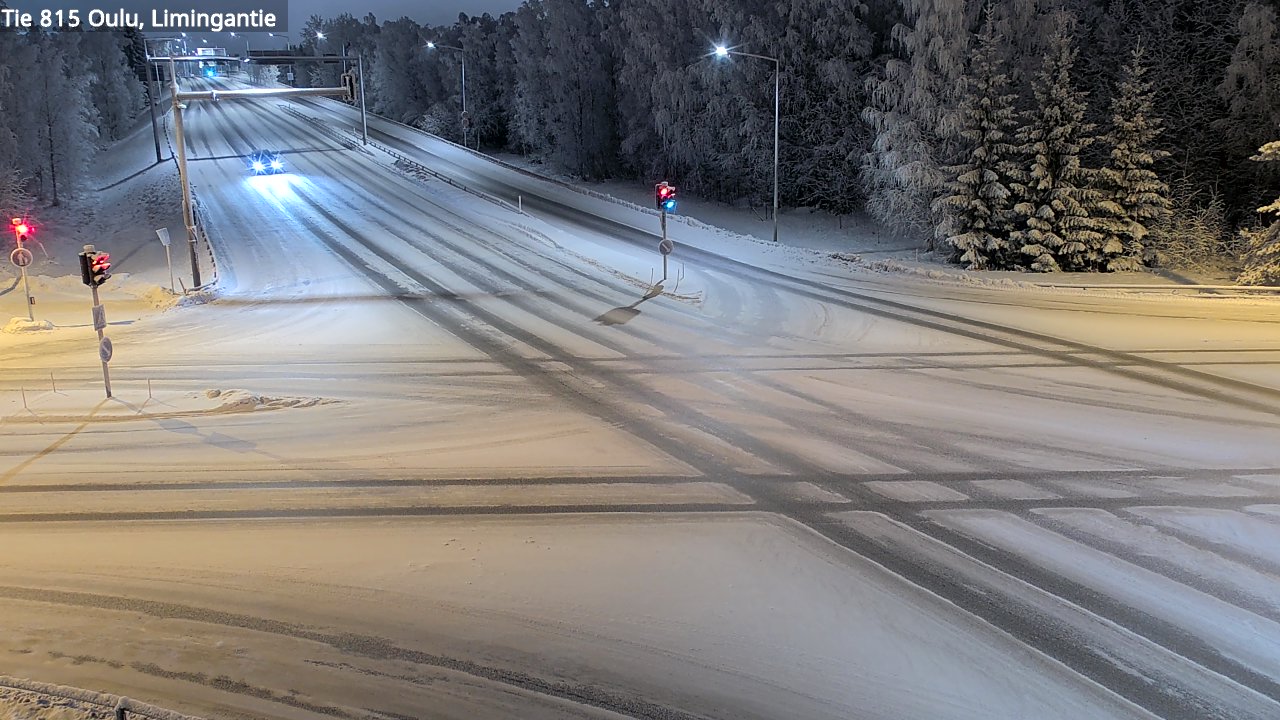 Weather Camera Image Väg 815 Oleåborg, Limingantie, Oulu, Pohjois-Pohjanmaa