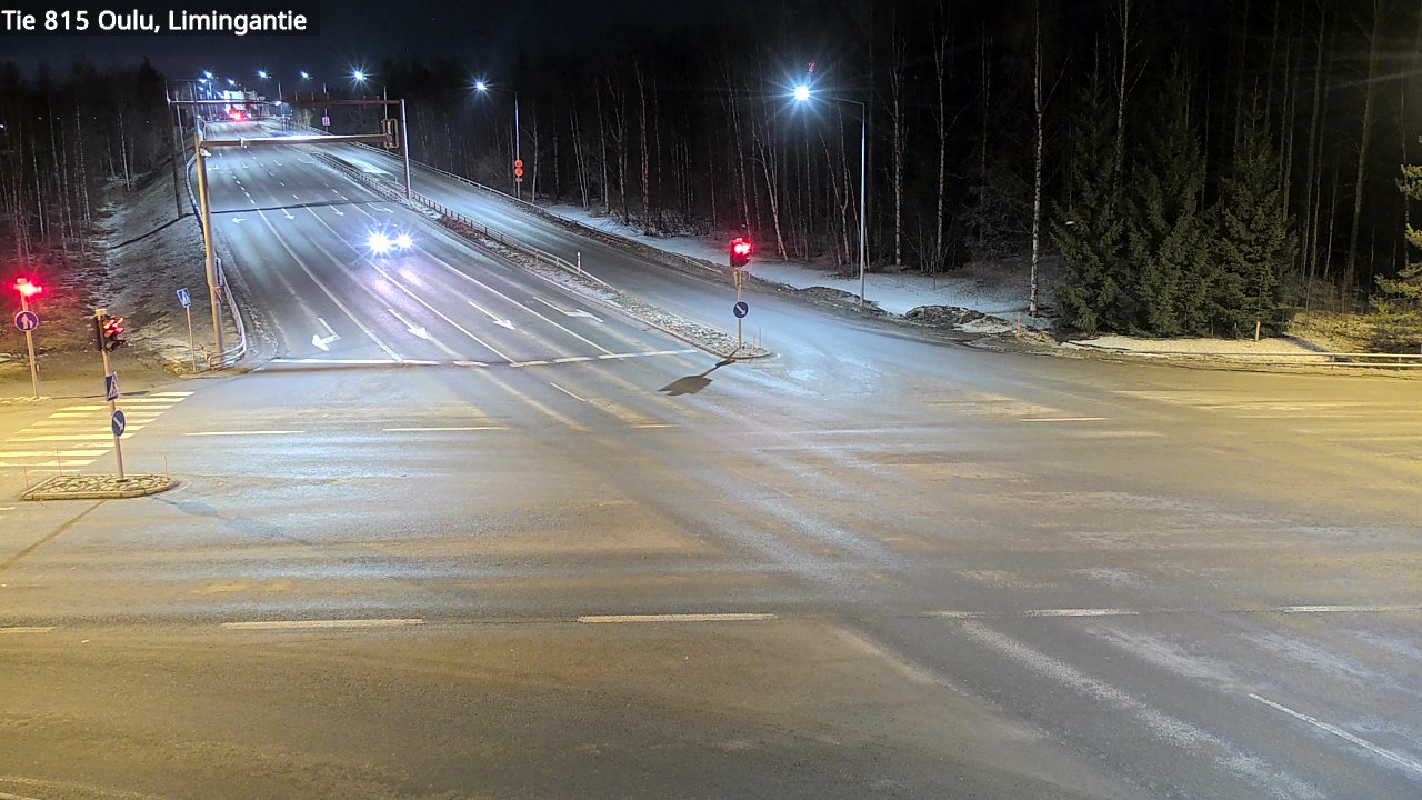 Weather Camera Image Väg 815 Oleåborg, Limingantie, Oulu, Pohjois-Pohjanmaa