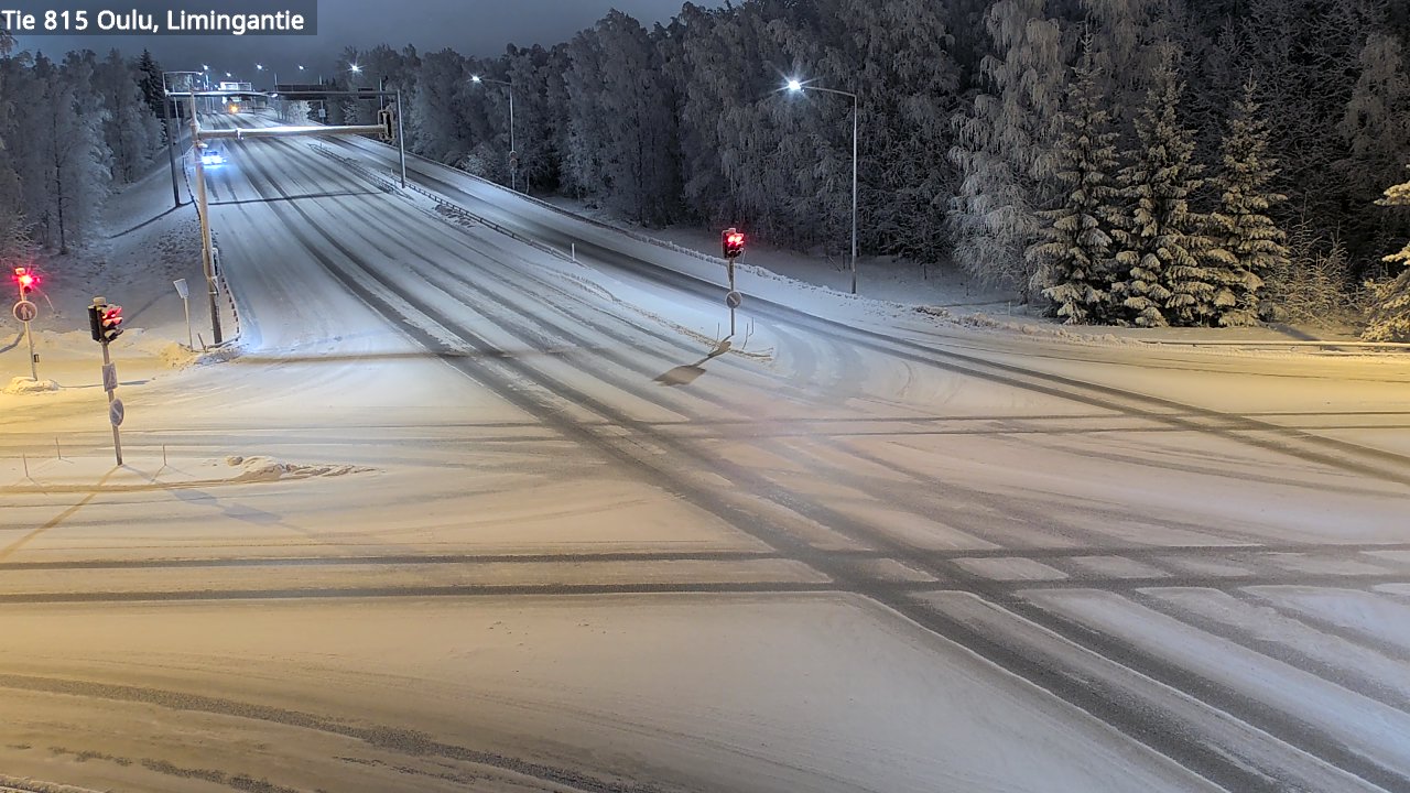 Weather Camera Image Väg 815 Oleåborg, Limingantie, Oulu, Pohjois-Pohjanmaa