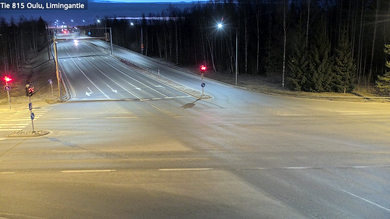 Weather Camera Image Road 815 Oulu, Limingantie, Oulu, Pohjois-Pohjanmaa