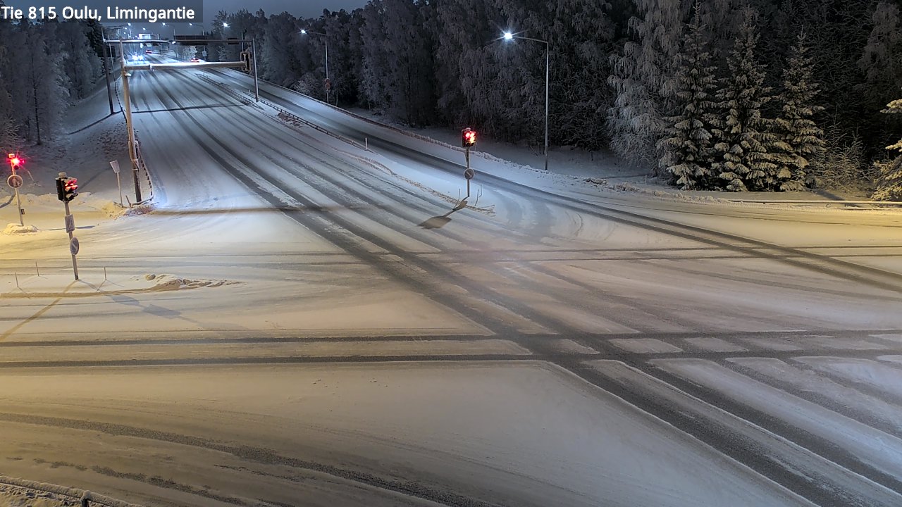 Weather Camera Image Väg 815 Oleåborg, Limingantie, Oulu, Pohjois-Pohjanmaa