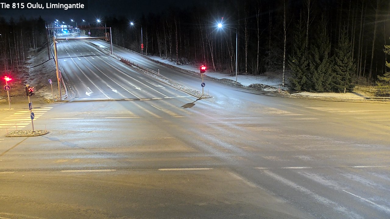 Weather Camera Image Väg 815 Oleåborg, Limingantie, Oulu, Pohjois-Pohjanmaa