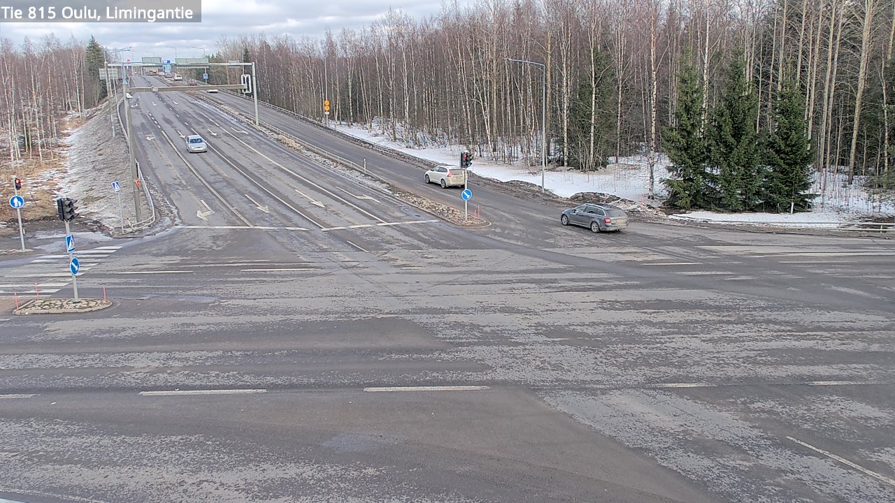 Weather Camera Image Väg 815 Oleåborg, Limingantie, Oulu, Pohjois-Pohjanmaa
