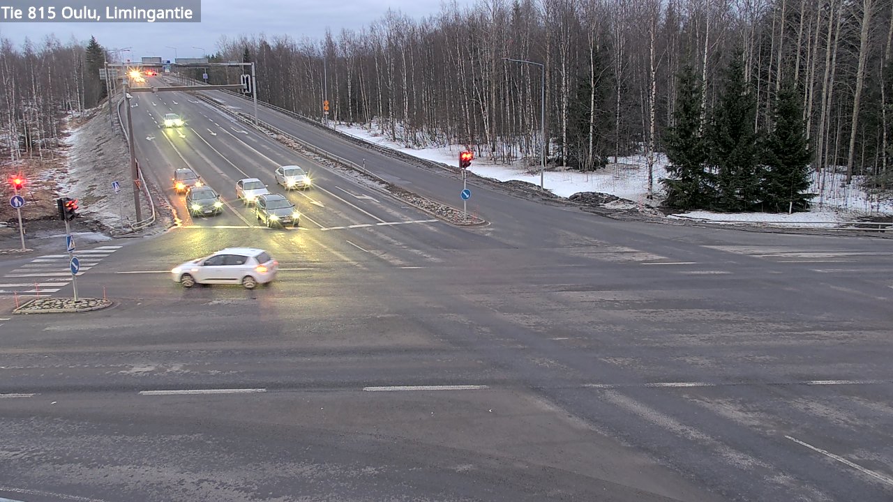 Weather Camera Image Väg 815 Oleåborg, Limingantie, Oulu, Pohjois-Pohjanmaa