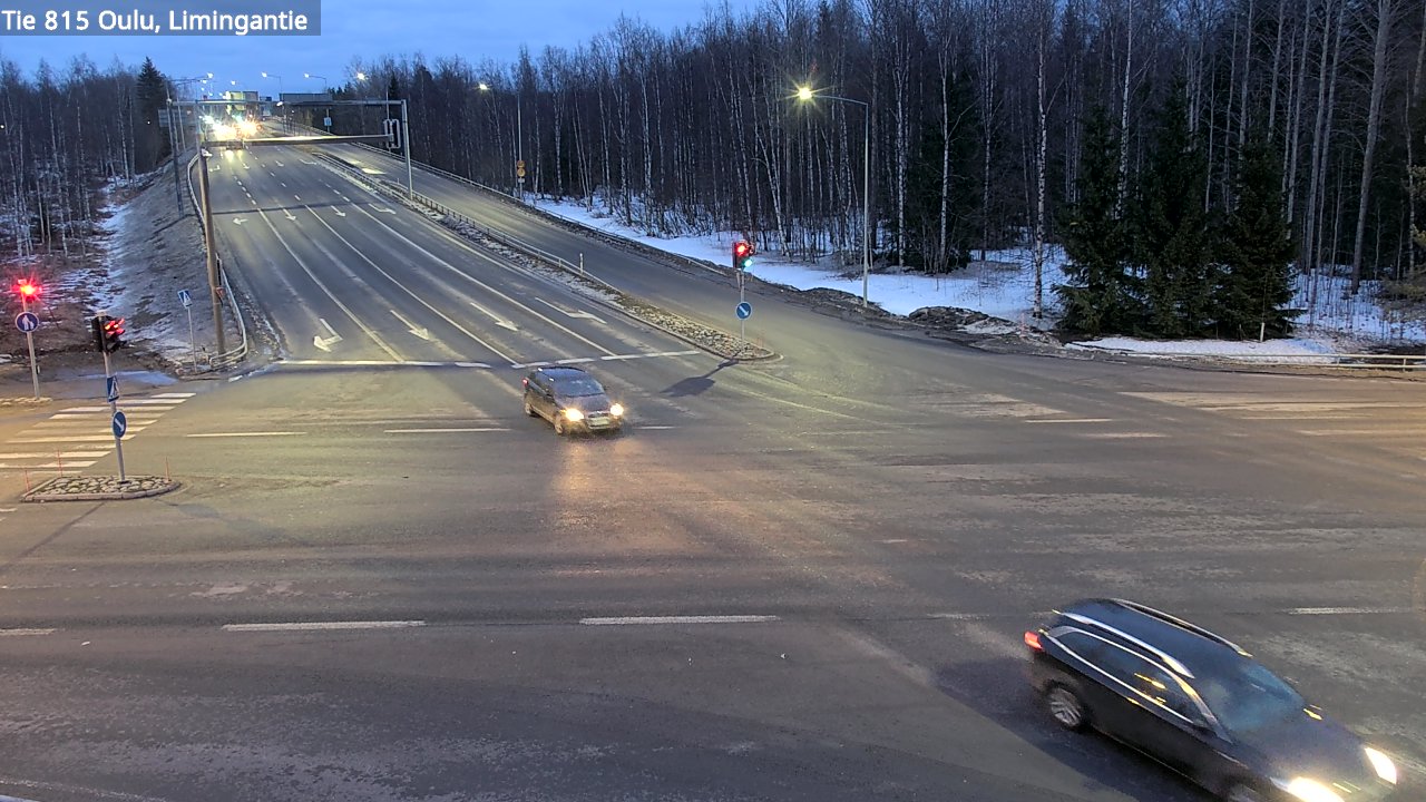 Weather Camera Image Väg 815 Oleåborg, Limingantie, Oulu, Pohjois-Pohjanmaa