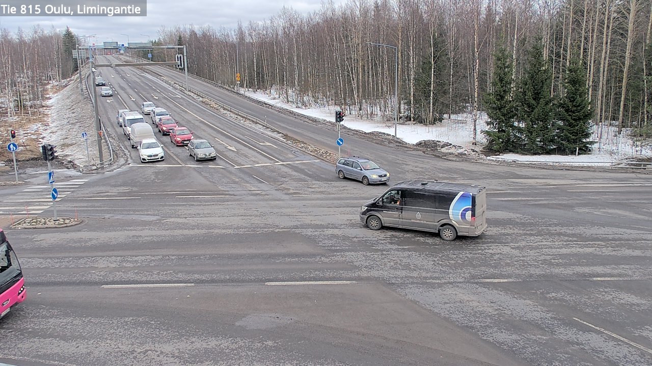Weather Camera Image Väg 815 Oleåborg, Limingantie, Oulu, Pohjois-Pohjanmaa