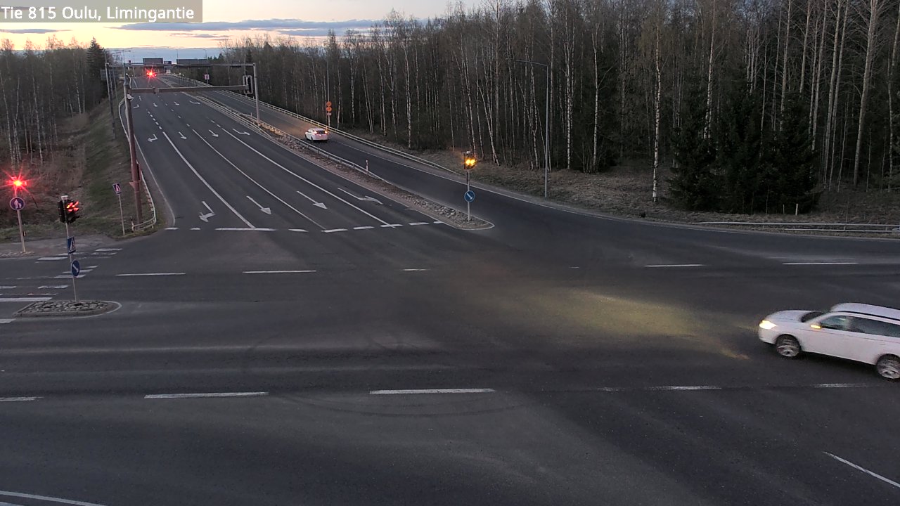 Weather Camera Image Väg 815 Oleåborg, Limingantie, Oulu, Pohjois-Pohjanmaa