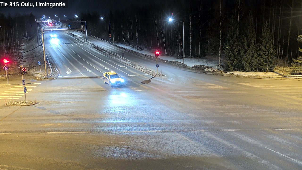 Weather Camera Image Väg 815 Oleåborg, Limingantie, Oulu, Pohjois-Pohjanmaa