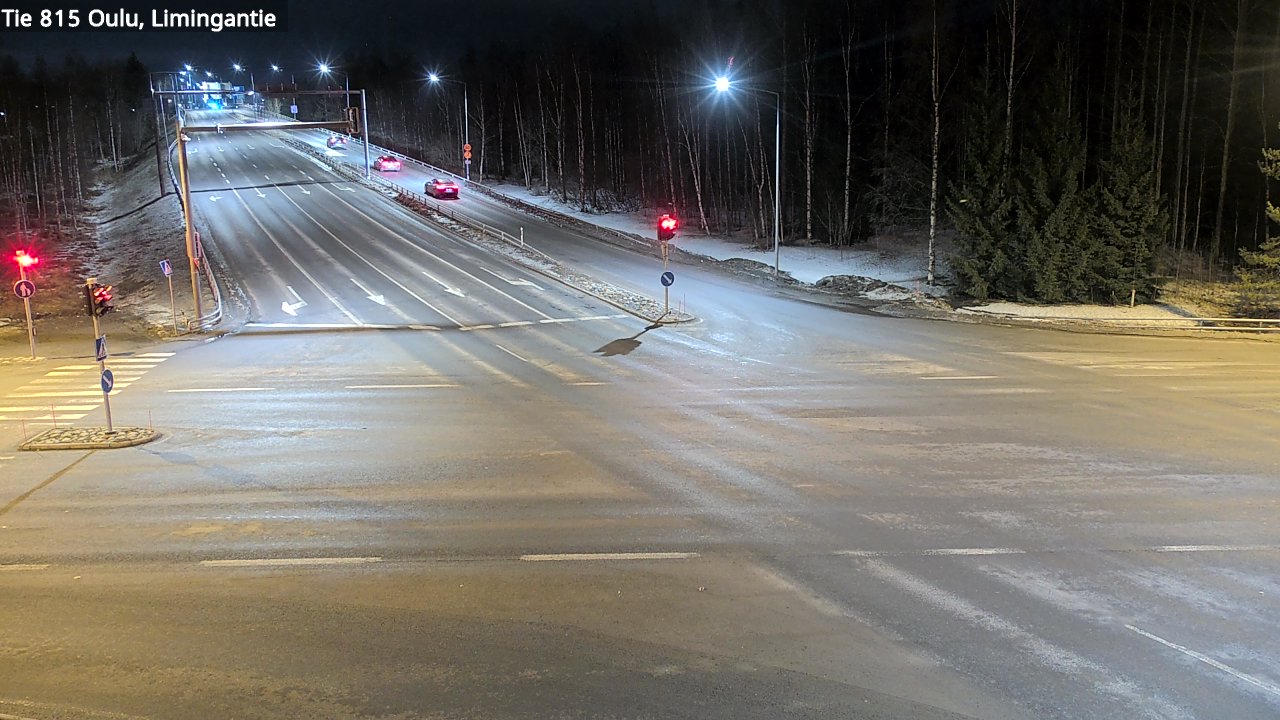 Weather Camera Image Väg 815 Oleåborg, Limingantie, Oulu, Pohjois-Pohjanmaa