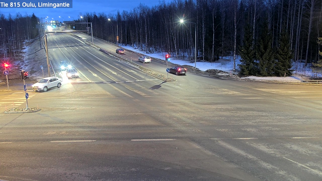 Weather Camera Image Väg 815 Oleåborg, Limingantie, Oulu, Pohjois-Pohjanmaa
