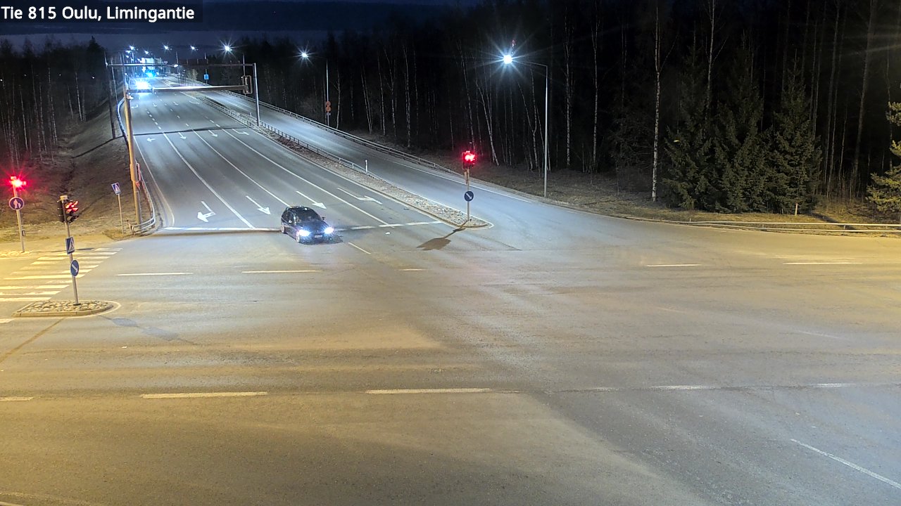 Weather Camera Image Road 815 Oulu, Limingantie, Oulu, Pohjois-Pohjanmaa