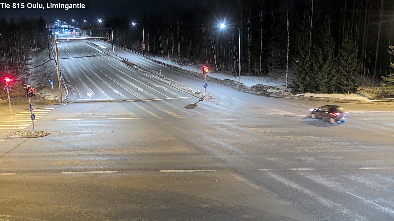 Weather Camera Image Väg 815 Oleåborg, Limingantie, Oulu, Pohjois-Pohjanmaa