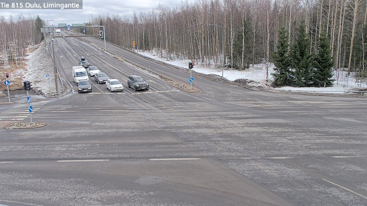 Weather Camera Image Väg 815 Oleåborg, Limingantie, Oulu, Pohjois-Pohjanmaa