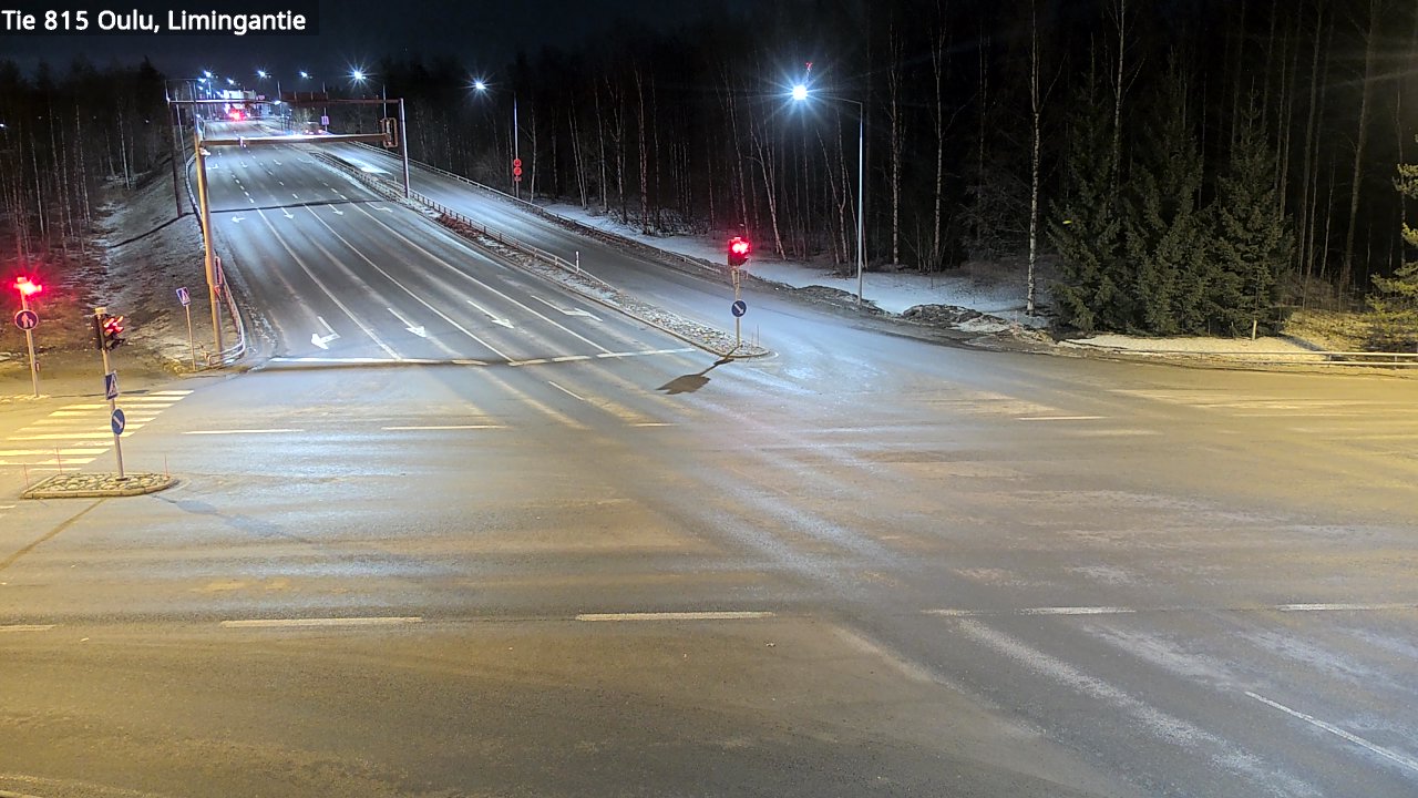 Weather Camera Image Väg 815 Oleåborg, Limingantie, Oulu, Pohjois-Pohjanmaa