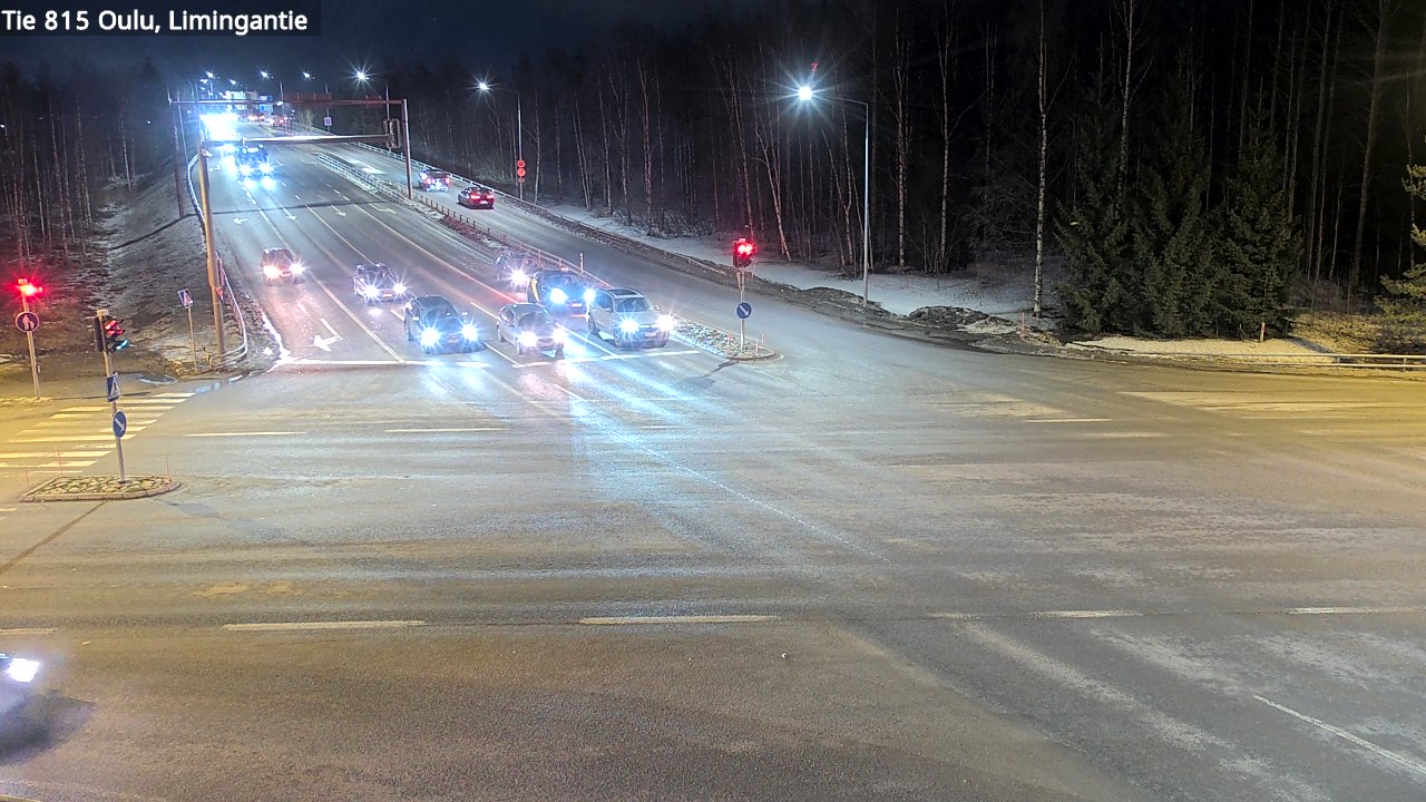 Weather Camera Image Väg 815 Oleåborg, Limingantie, Oulu, Pohjois-Pohjanmaa
