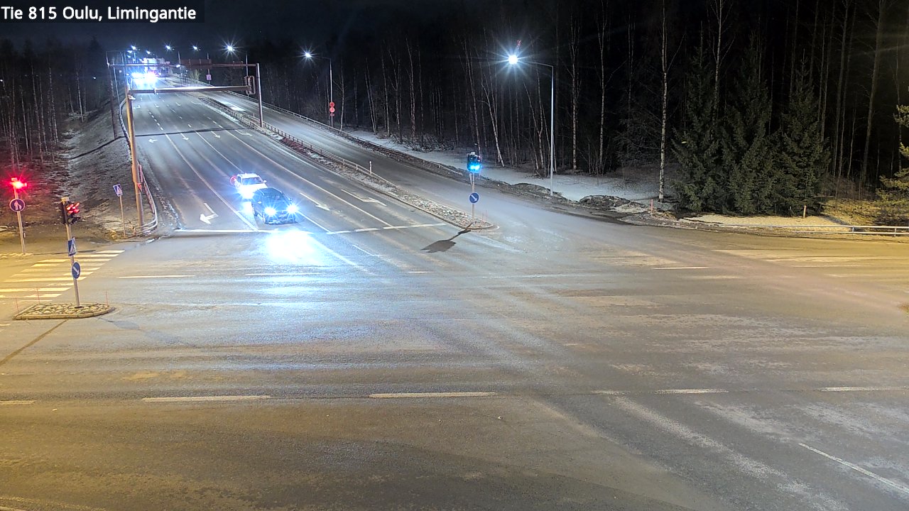Weather Camera Image Väg 815 Oleåborg, Limingantie, Oulu, Pohjois-Pohjanmaa