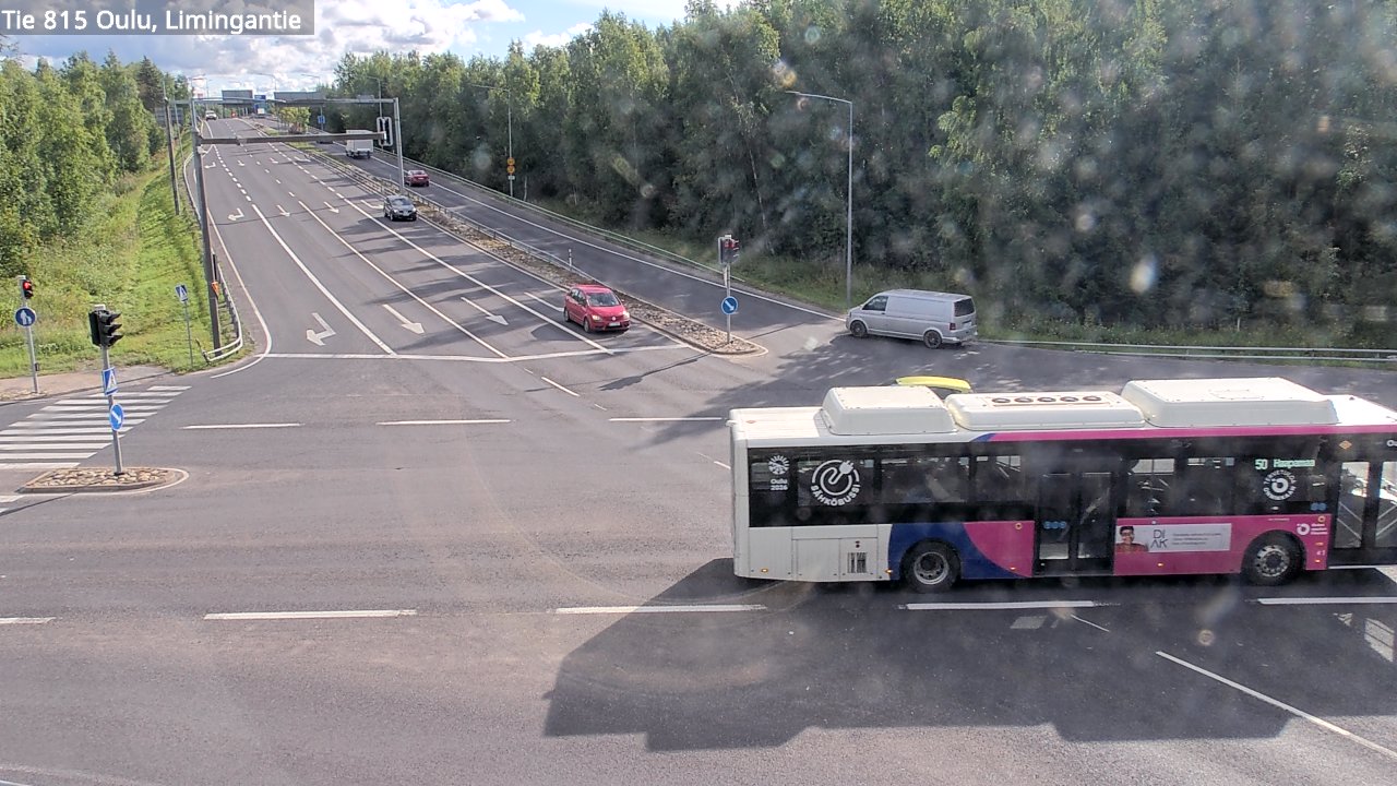 Weather Camera Image Väg 815 Oleåborg, Limingantie, Oulu, Pohjois-Pohjanmaa