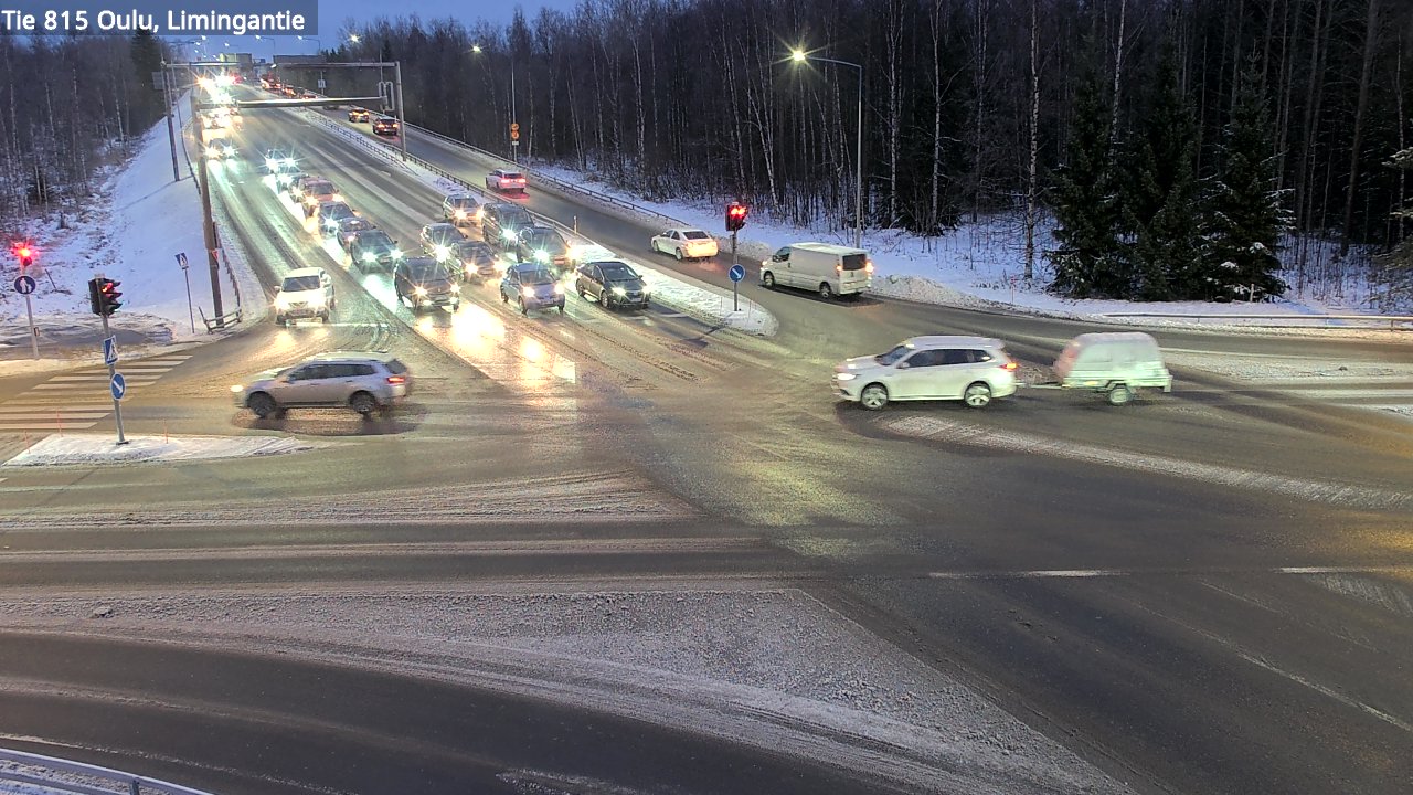 Weather Camera Image Road 815 Oulu, Limingantie, Oulu, Pohjois-Pohjanmaa