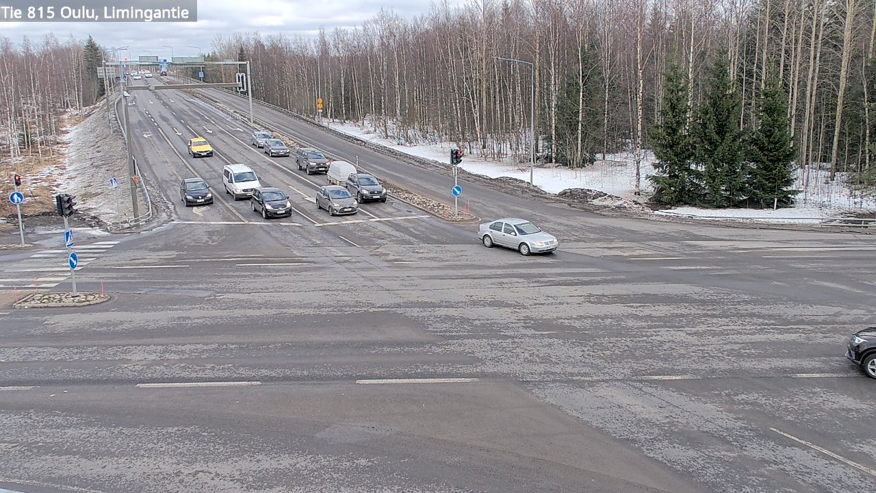 Weather Camera Image Väg 815 Oleåborg, Limingantie, Oulu, Pohjois-Pohjanmaa