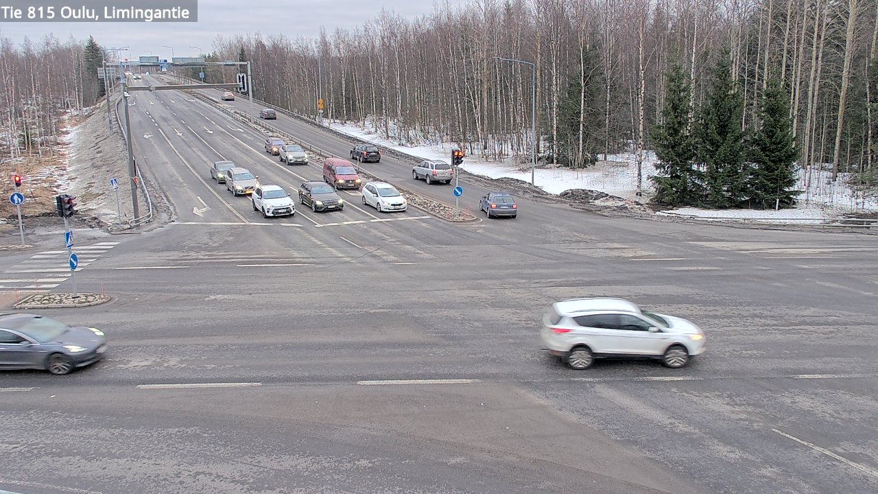 Weather Camera Image Väg 815 Oleåborg, Limingantie, Oulu, Pohjois-Pohjanmaa