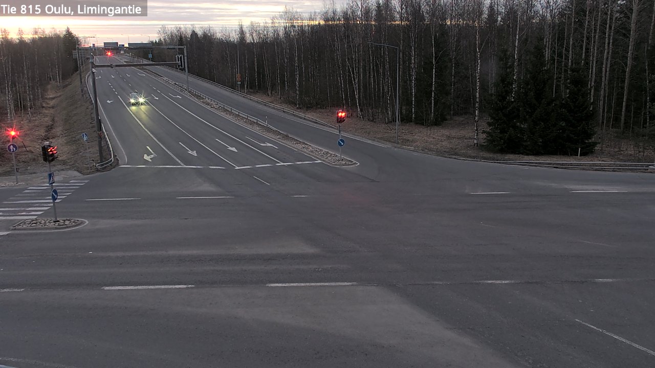 Weather Camera Image Väg 815 Oleåborg, Limingantie, Oulu, Pohjois-Pohjanmaa