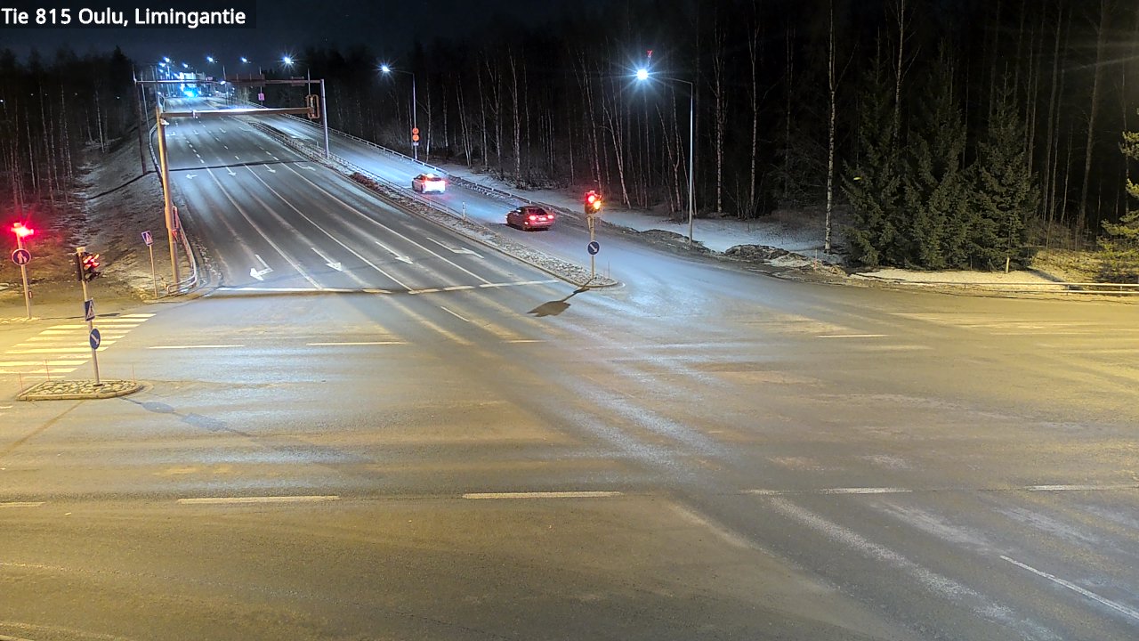 Weather Camera Image Väg 815 Oleåborg, Limingantie, Oulu, Pohjois-Pohjanmaa