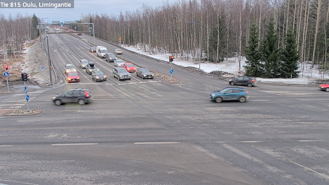 Weather Camera Image Väg 815 Oleåborg, Limingantie, Oulu, Pohjois-Pohjanmaa