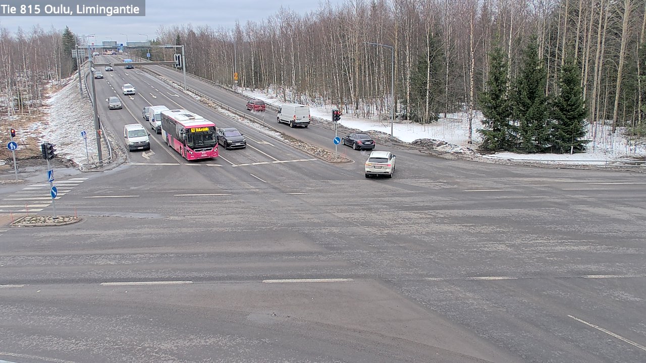 Weather Camera Image Road 815 Oulu, Limingantie, Oulu, Pohjois-Pohjanmaa