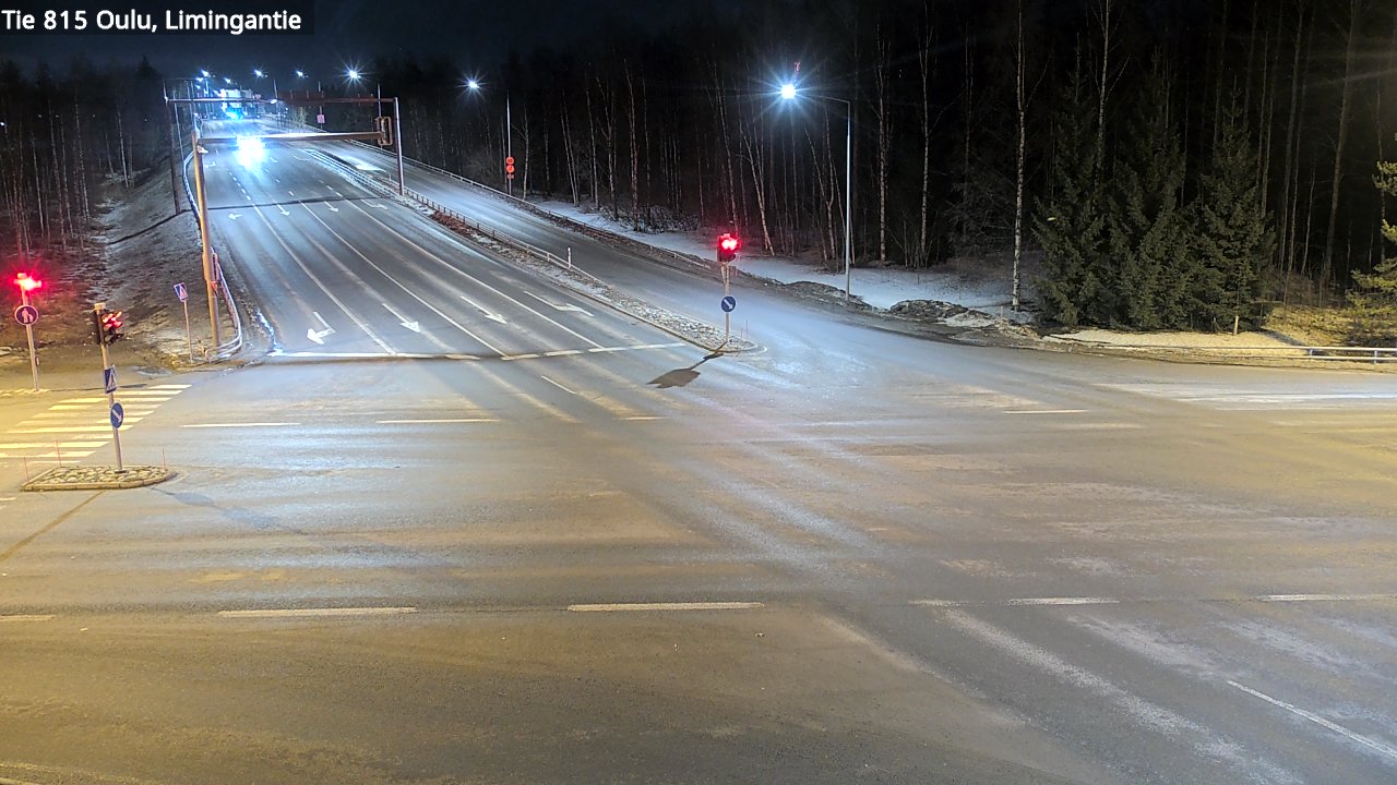 Weather Camera Image Väg 815 Oleåborg, Limingantie, Oulu, Pohjois-Pohjanmaa