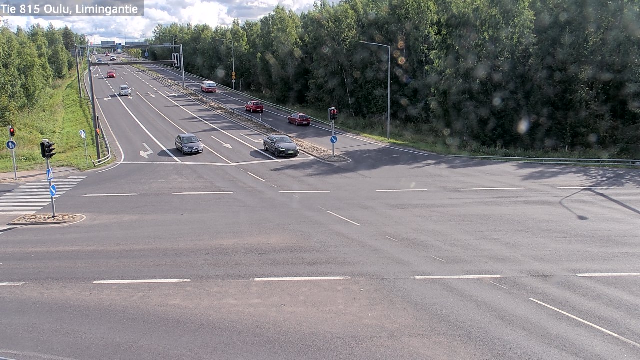 Weather Camera Image Väg 815 Oleåborg, Limingantie, Oulu, Pohjois-Pohjanmaa
