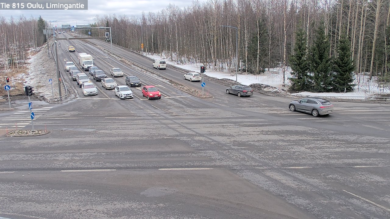 Weather Camera Image Väg 815 Oleåborg, Limingantie, Oulu, Pohjois-Pohjanmaa