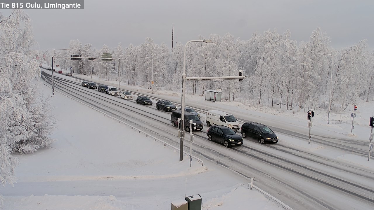 Weather Camera Image Road 815 Oulu, Limingantie, Oulu, Pohjois-Pohjanmaa