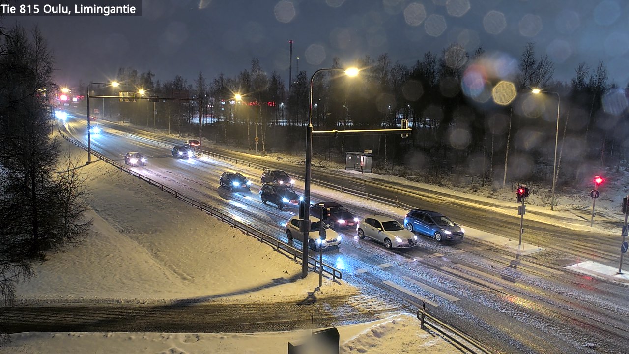 Weather Camera Image Road 815 Oulu, Limingantie, Oulu, Pohjois-Pohjanmaa