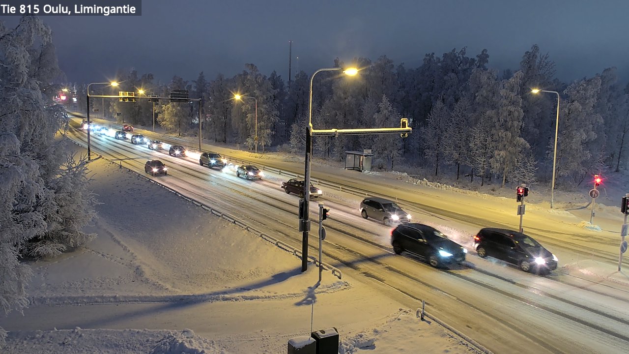 Weather Camera Image Road 815 Oulu, Limingantie, Oulu, Pohjois-Pohjanmaa