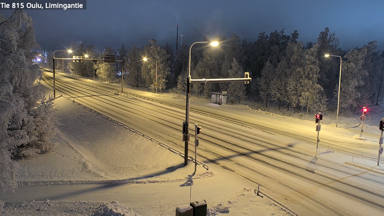 Weather Camera Image Väg 815 Oleåborg, Limingantie, Oulu, Pohjois-Pohjanmaa