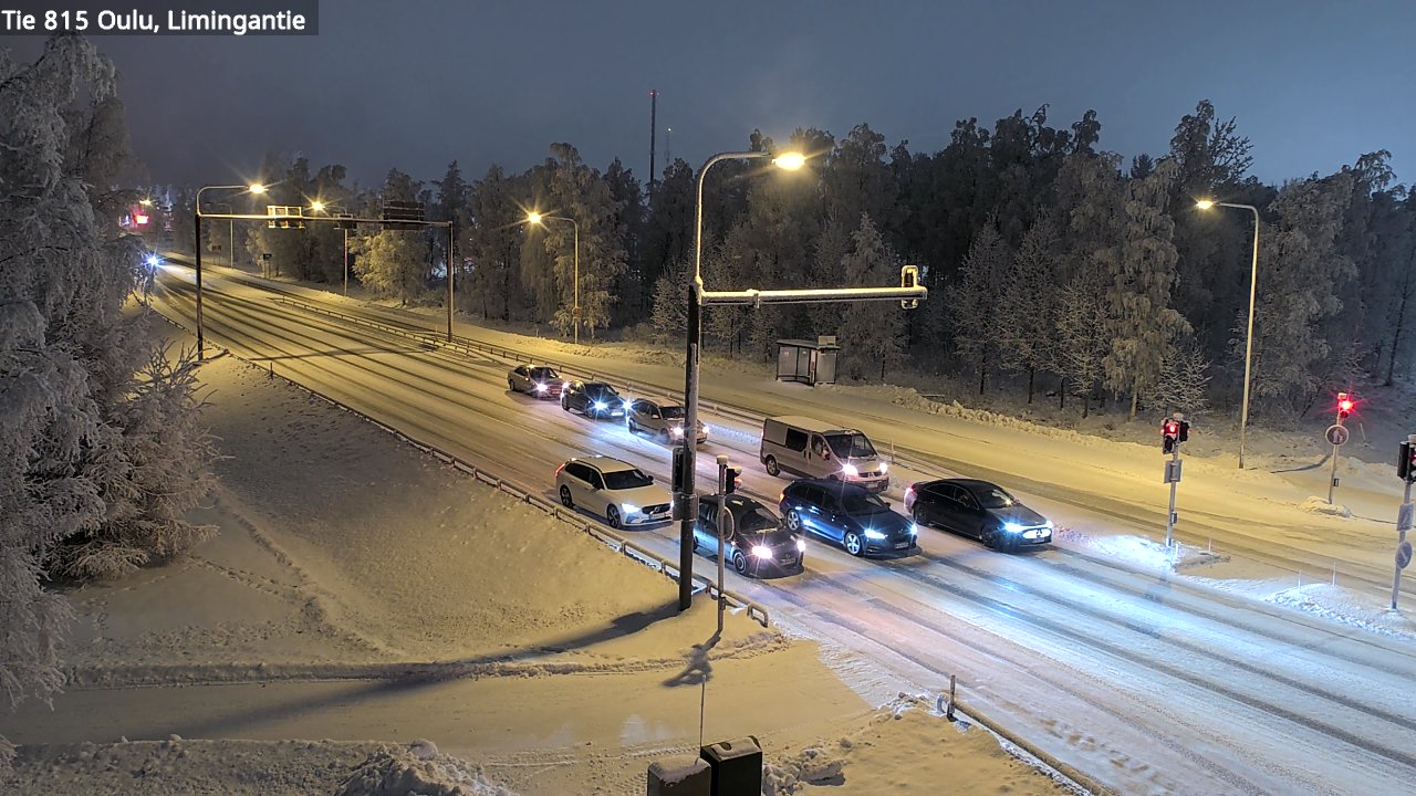 Weather Camera Image Road 815 Oulu, Limingantie, Oulu, Pohjois-Pohjanmaa
